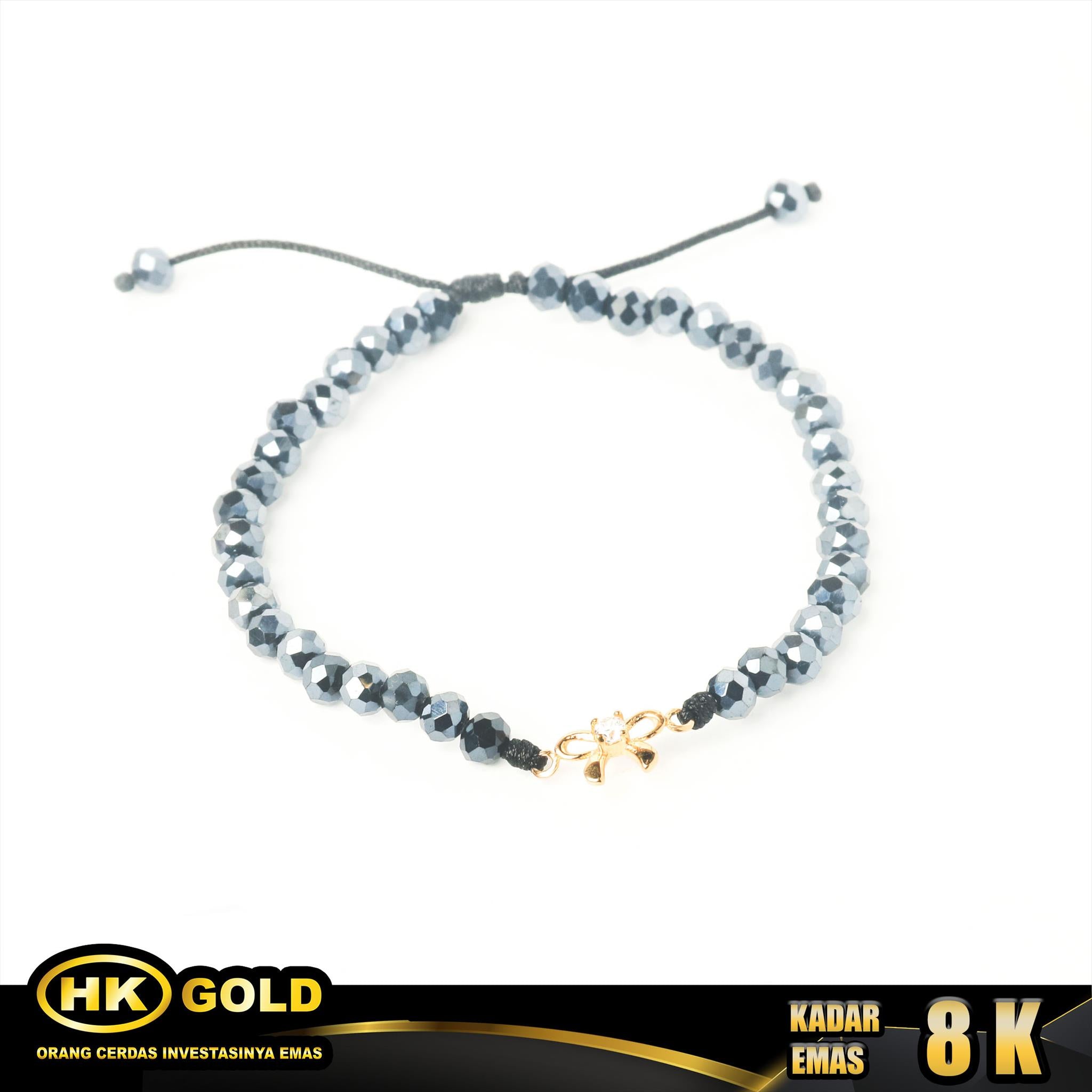 HK MUSTIKA GOLD - GELANG EMAS 8K - TYPE 1484 GODIVA