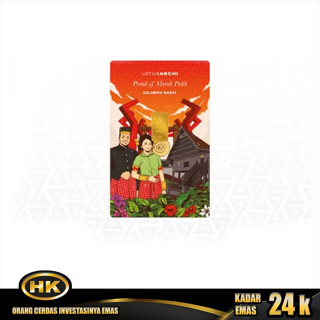 HK Mustika Gold - Logam Mulia  24K - 2 LOTUS ARCHI PROVINSI