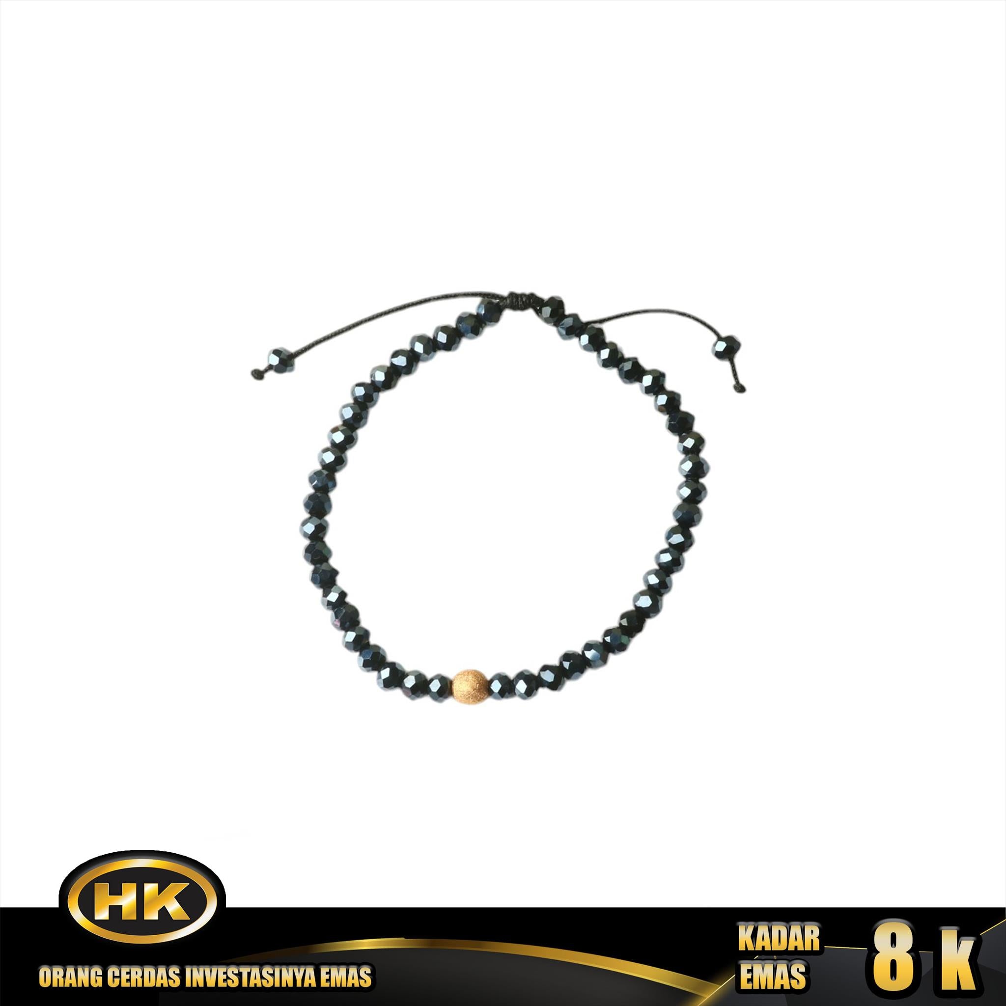 HK Mustika Gold - Gelang Emas  8K - Type 680 Godiva Glitter