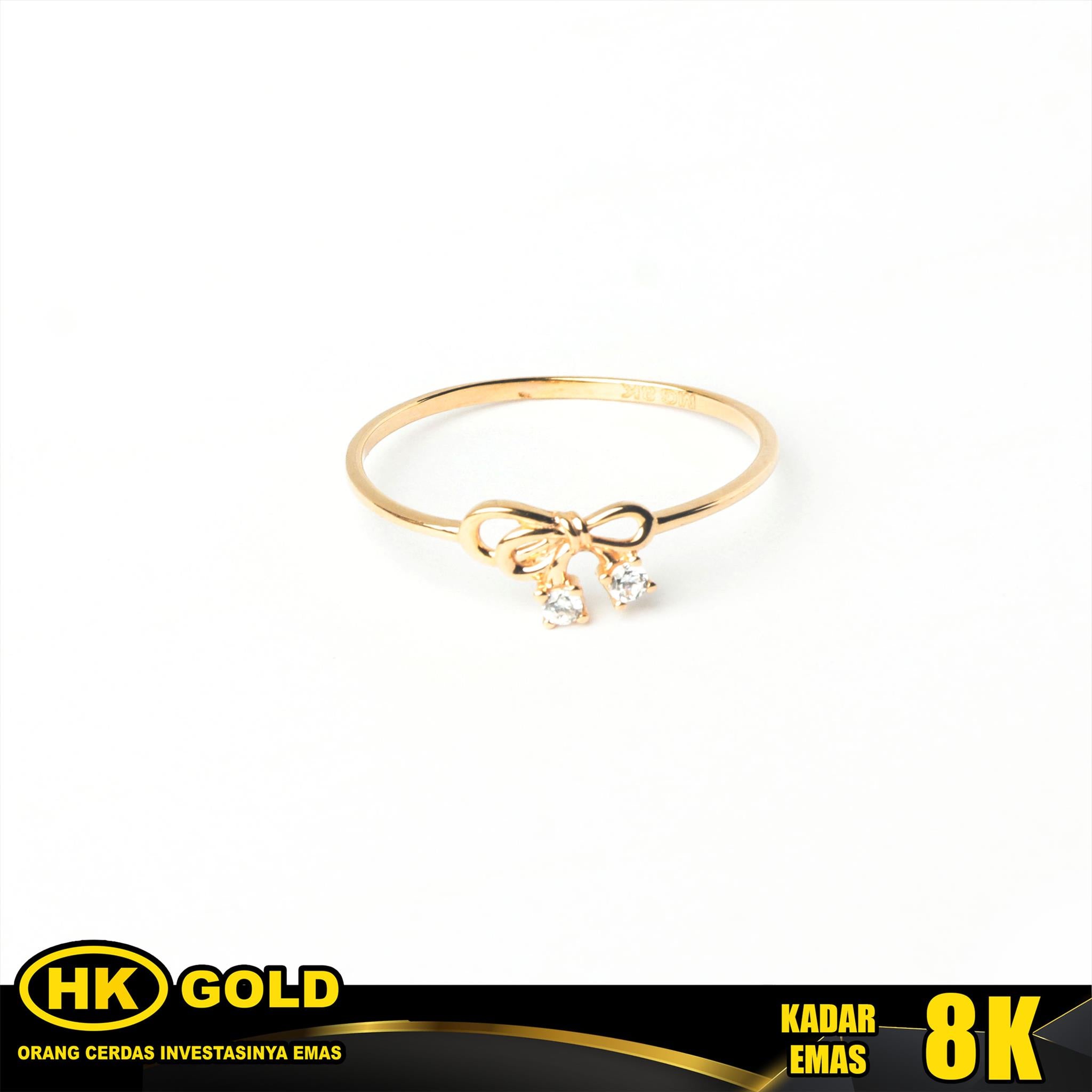 Cincin Emas 8K Wanita Type 1812 HK GOLD