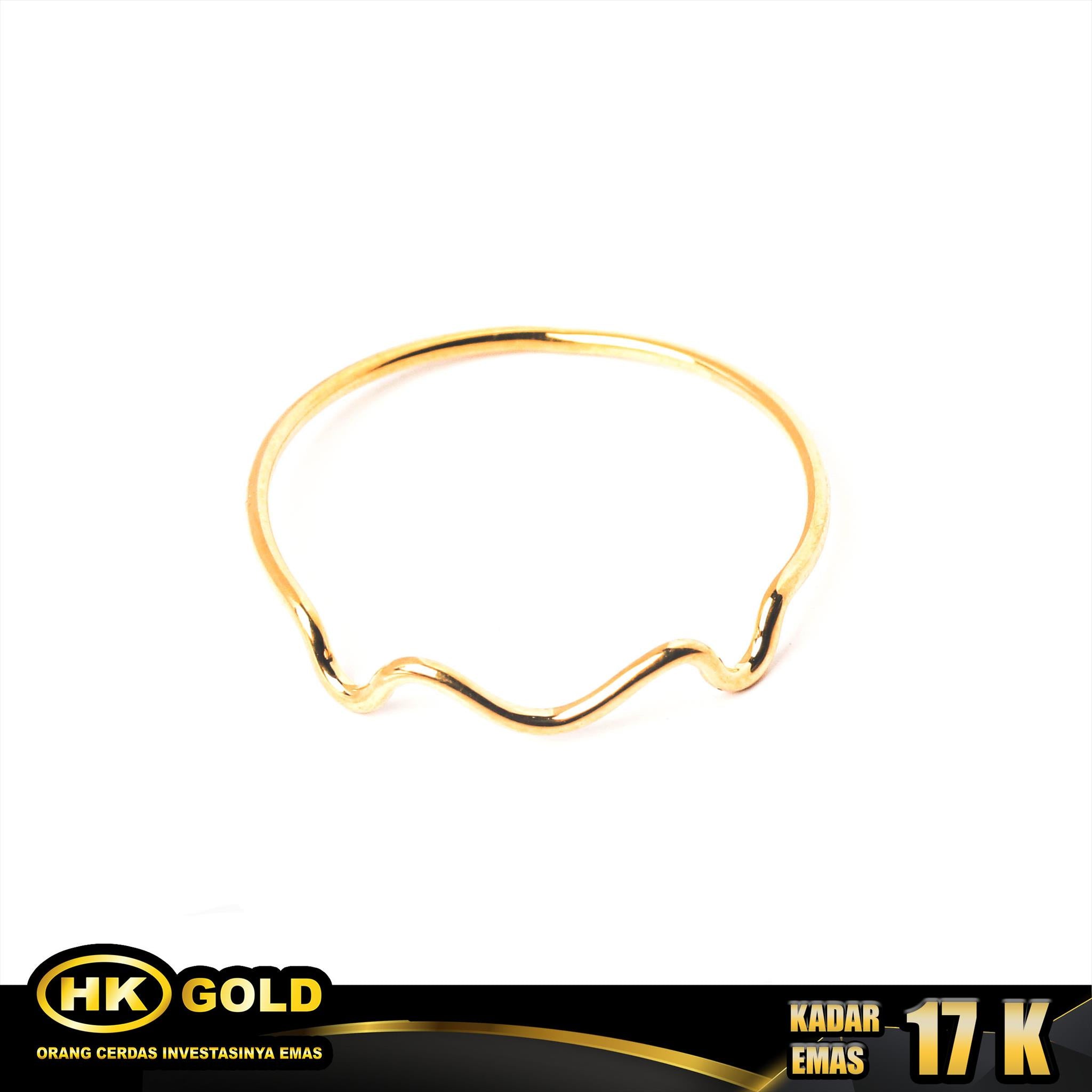 Cincin Emas 17K Type KAI Aruna HK GOLD