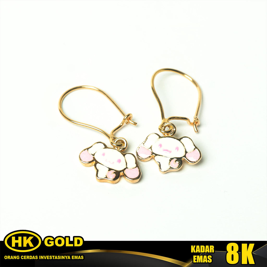 Anting Emas 8K Type 322 HK GOLD