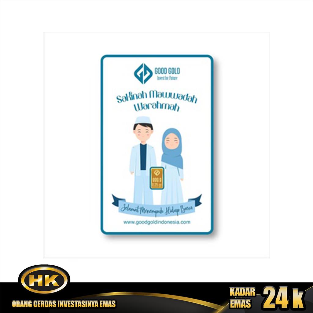 HK Mustika Gold - Logam Mulia  24K - 0.250 GGI