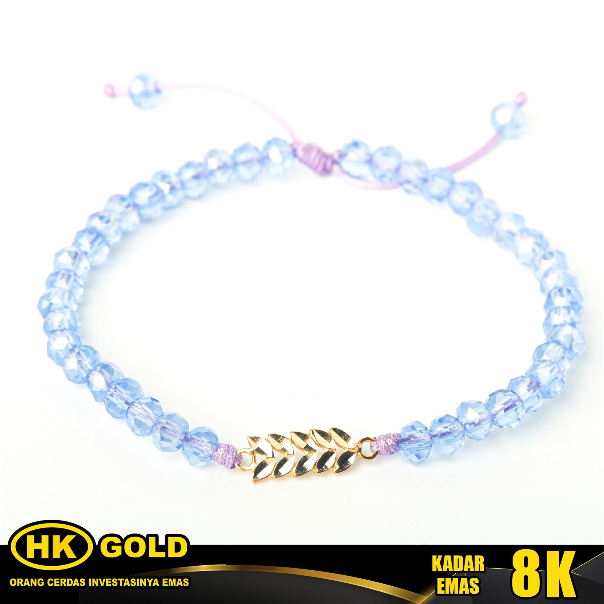 Gelang Emas  8K Type 1814 Godiva HK GOLD