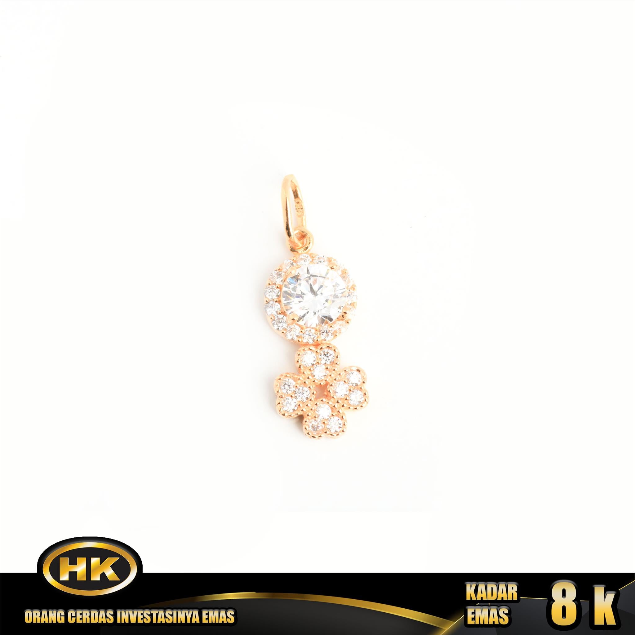 HK MUSTIKA - LIONTIN EMAS 8K - Type 196