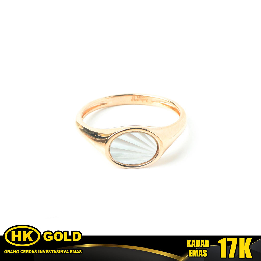 Cincin Emas 17K Wanita Type 1024 HK GOLD
