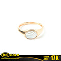 Cincin Emas 17K Wanita Type 1024 HK GOLD