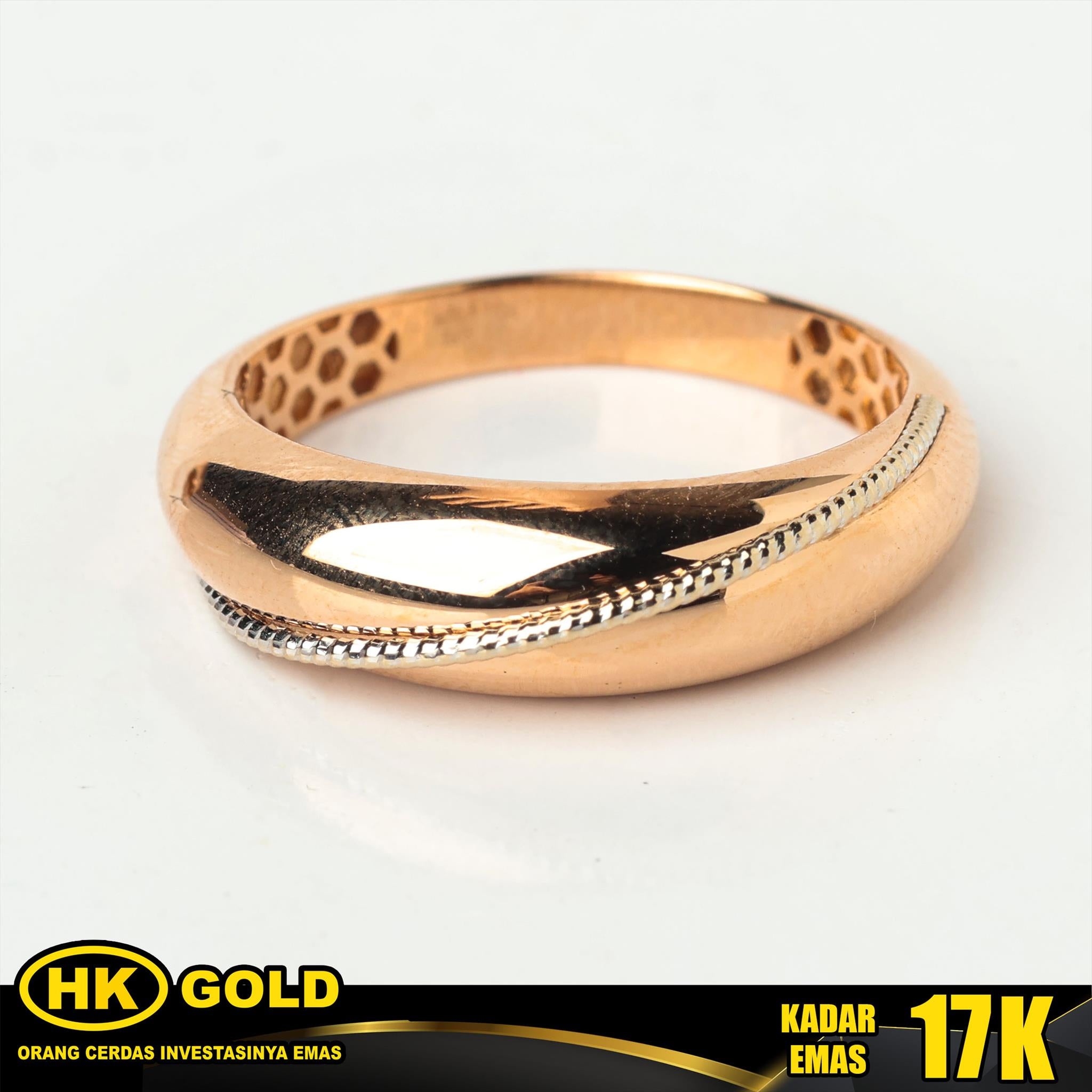 Cincin Emas 17K Wanita Type 1116 HK GOLD