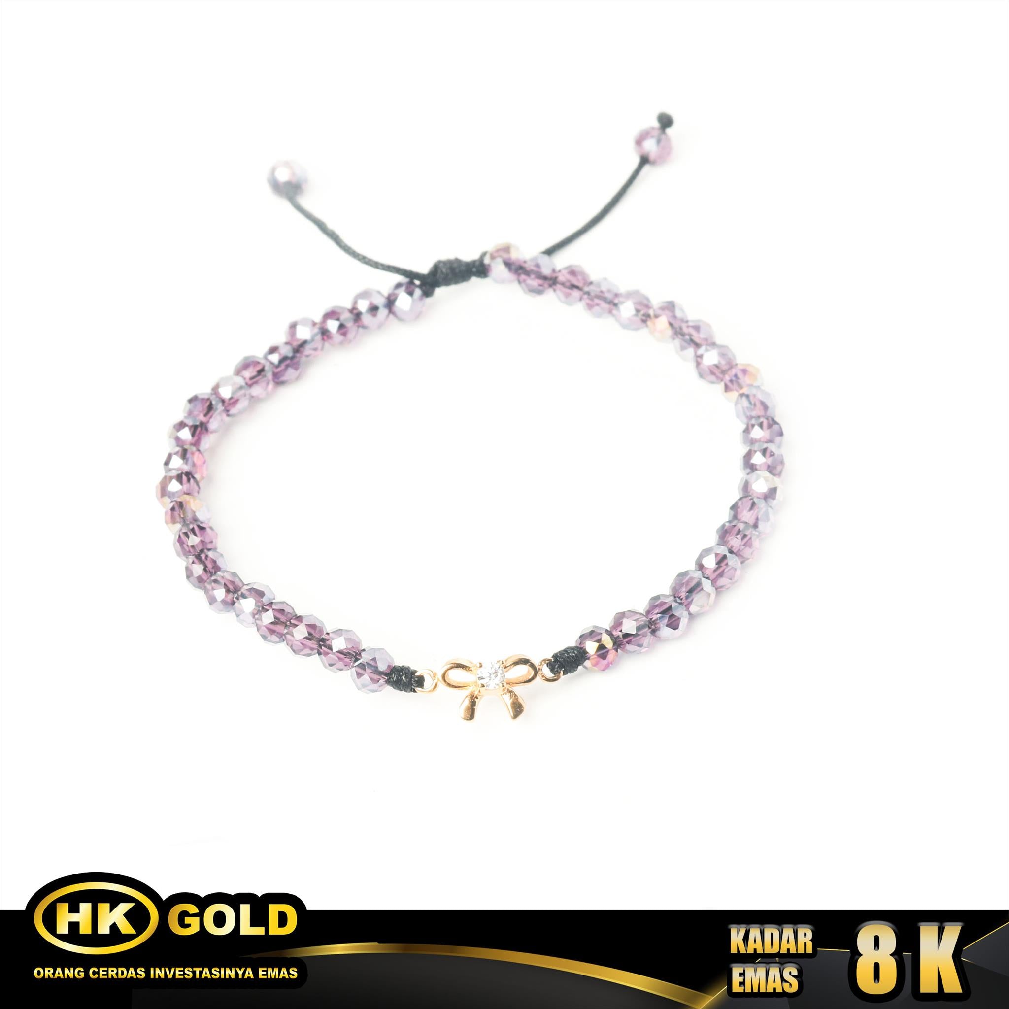 HK MUSTIKA GOLD - GELANG EMAS 8K - TYPE 1484 GODIVA