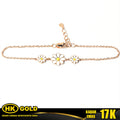 Gelang Emas 17K Bracelet Wanita Type 1203 HK GOLD