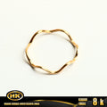 HK Mustika Gold - Cincin Emas 8K - Type 439 Gelombang