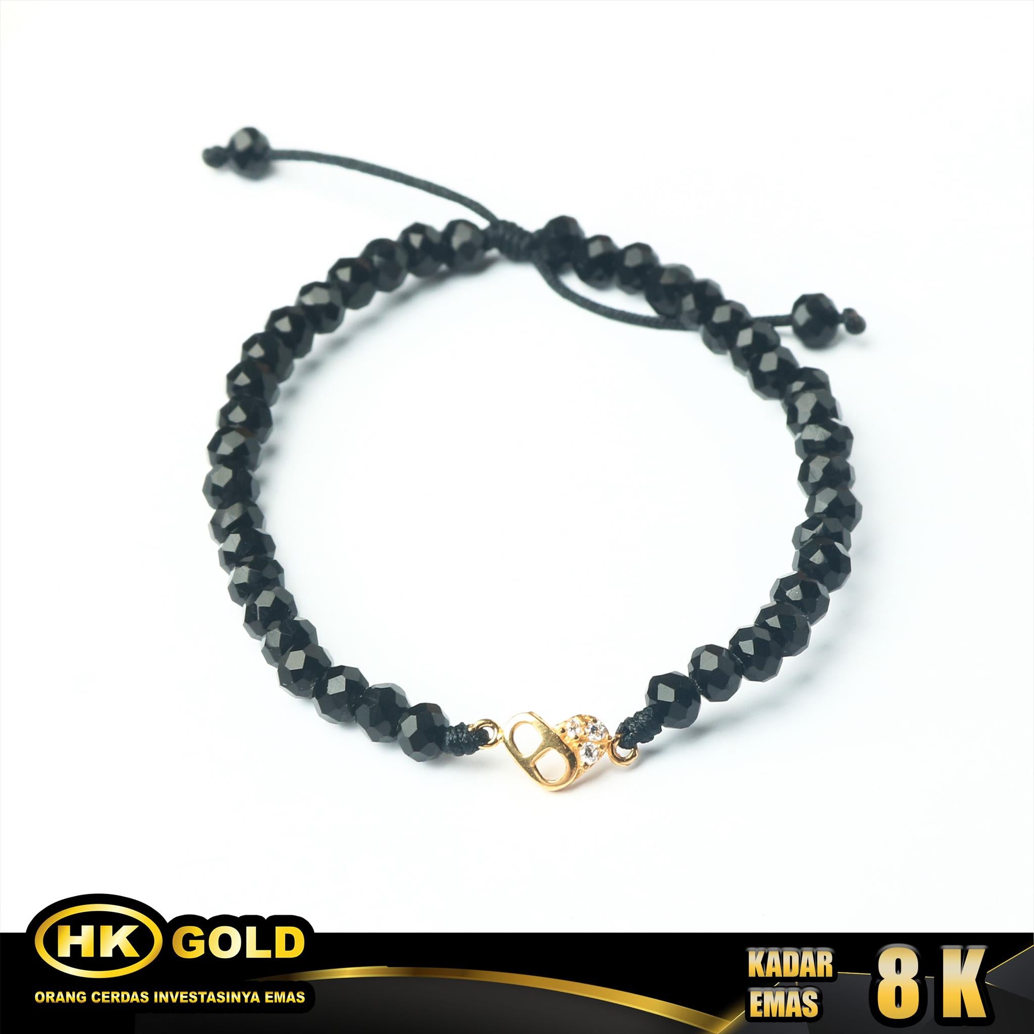 HK MUSTIKA GOLD - GELANG EMAS 8K - TYPE 1304 GODIVA