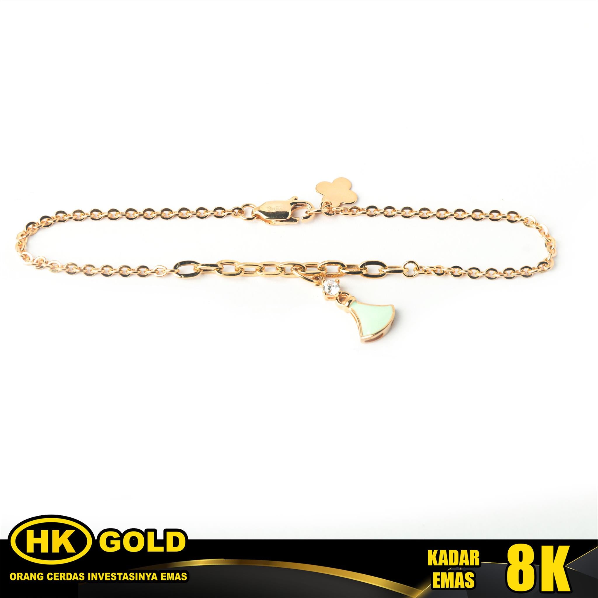 Gelang Emas 8K Bracelet Wanita Type 2260 HK GOLD
