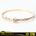 Gelang Emas 17K Bangle Wanita Type 1269 HK GOLD