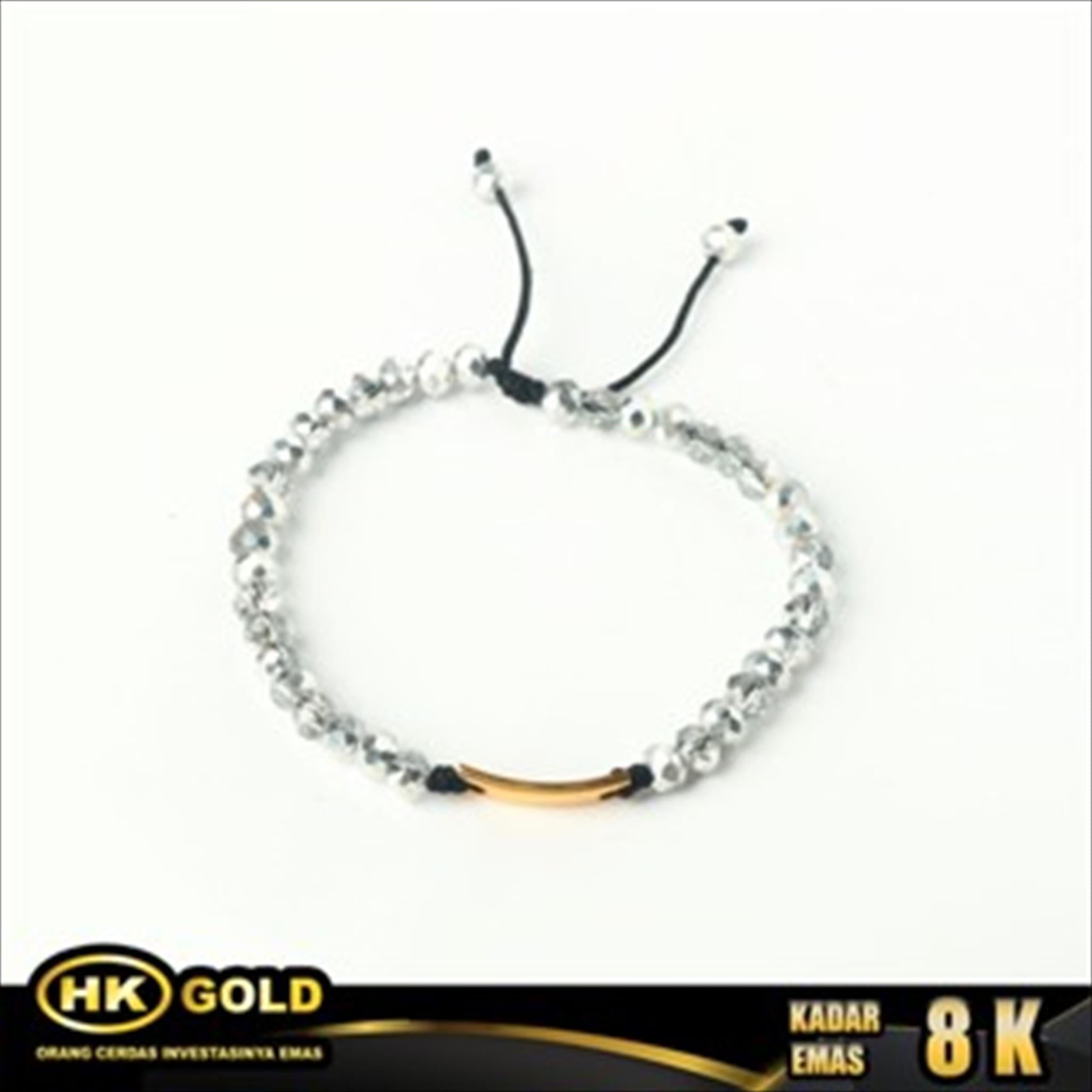 HK MUSTIKA GOLD - GELANG EMAS 8K - TYPE 1300 GODIVA
