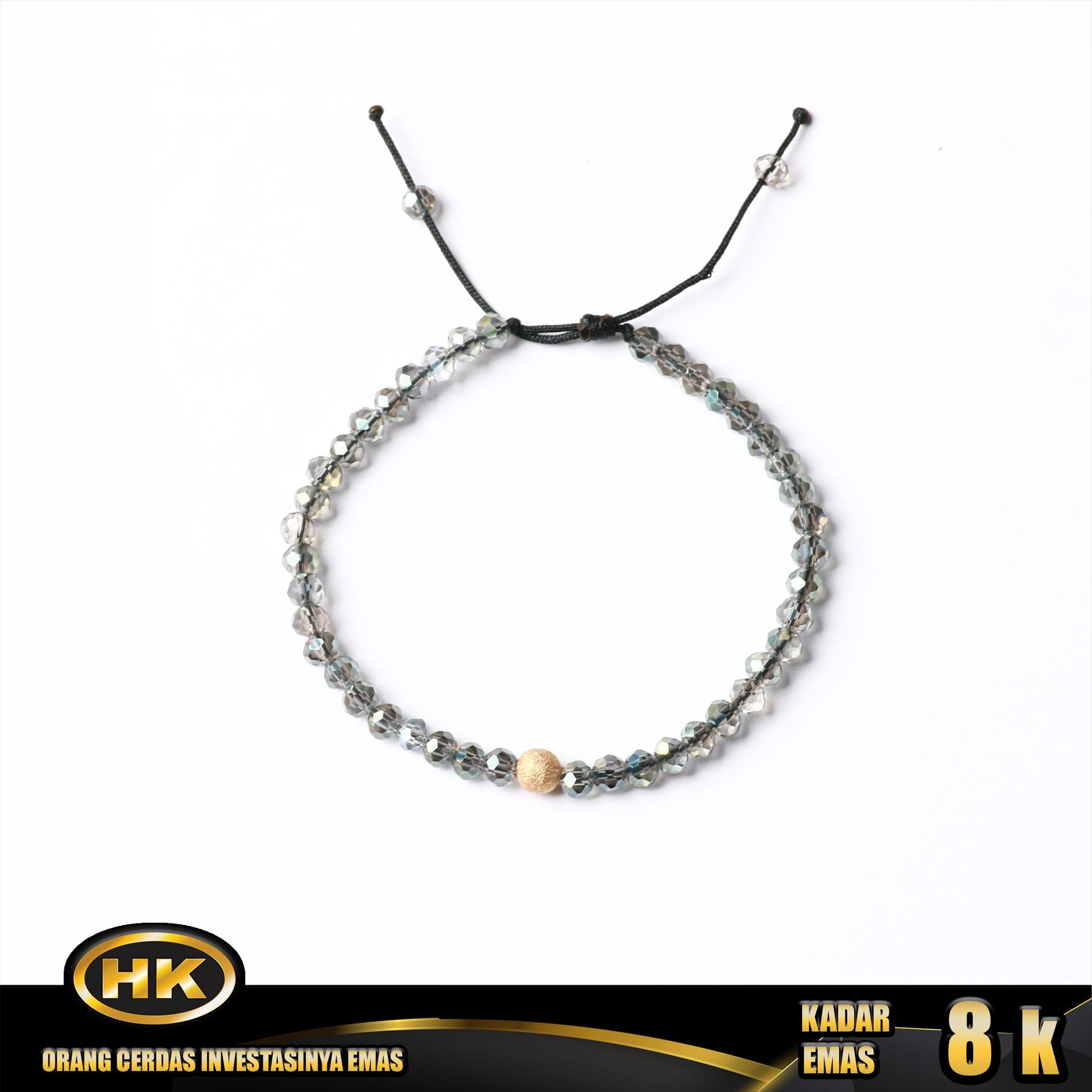 HK Mustika Gold - Gelang Emas  8K - Type 680 Godiva Glitter