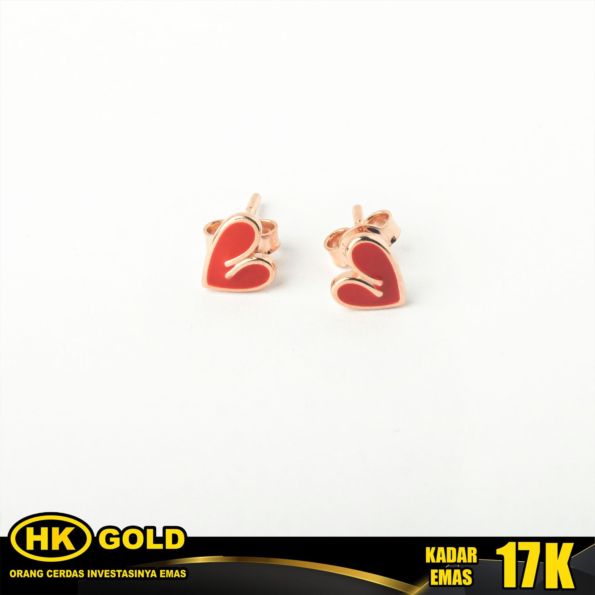 Giwang Emas 17K Tusuk Wanita Type 170 HK GOLD