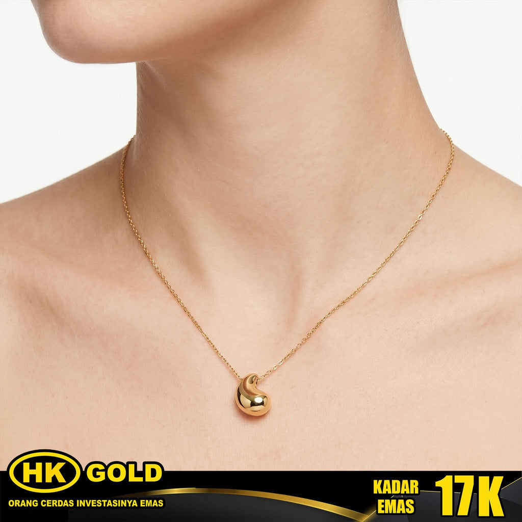 Kalung Emas 17K Neklace Wanita Type 659 HK GOLD – HK GOLD OFFICIAL