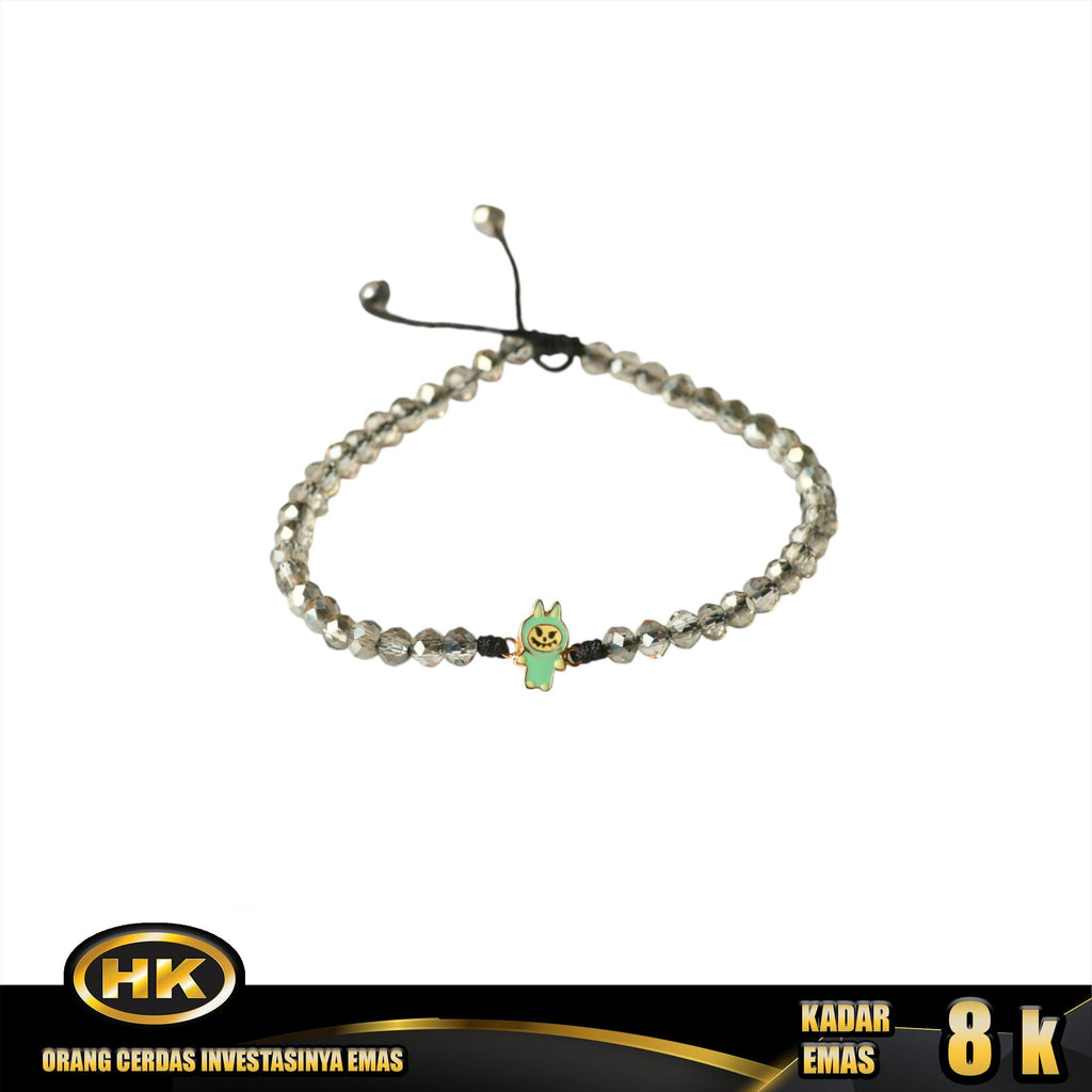 HK MUSTIKA - GELANG EMAS 8K - Type 896 GODIVA LABUBU