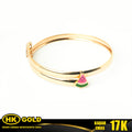 Gelang Emas 17K Bangle Anak Type 1148 HK GOLD