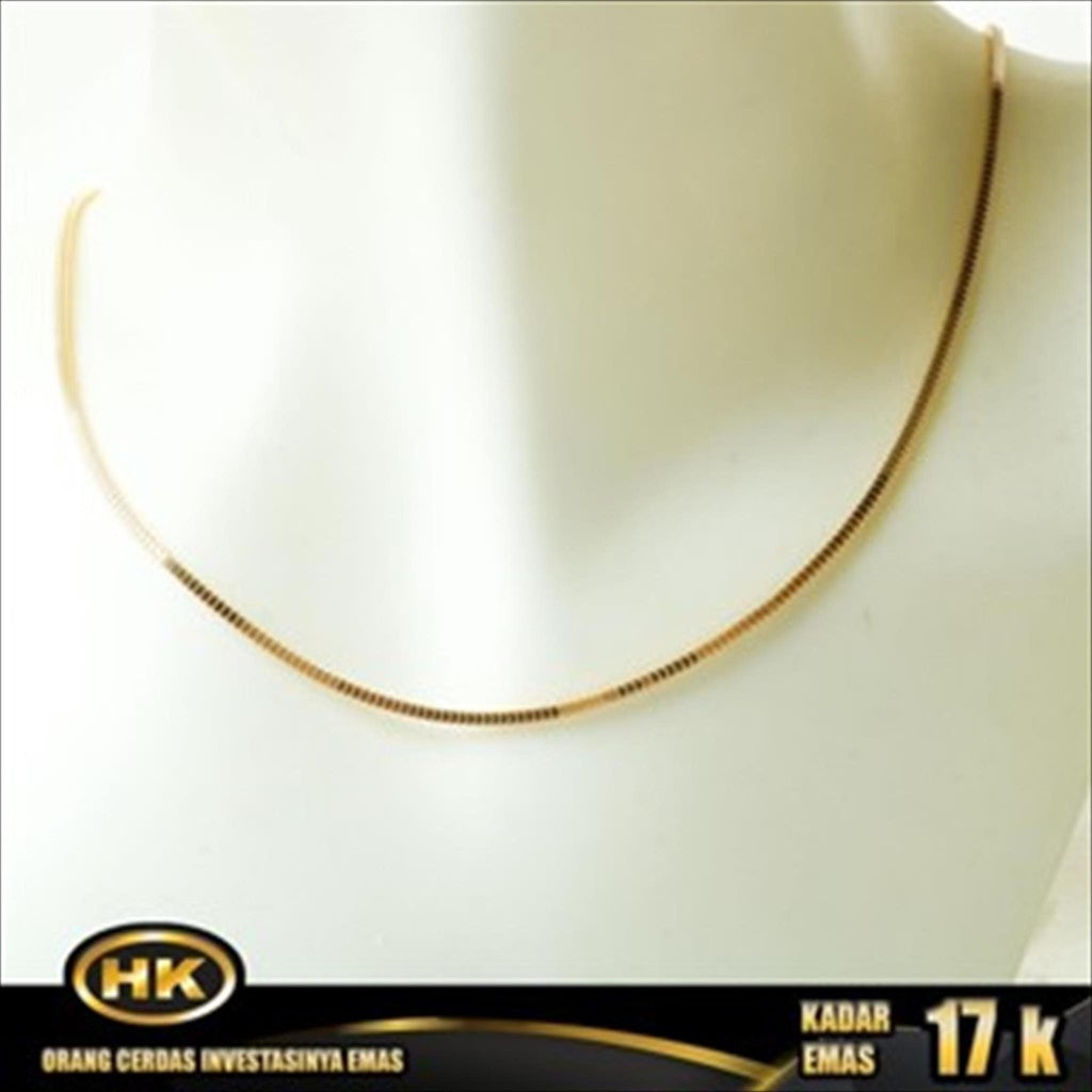 HK Mustika Gold - Kalung Emas 17K - Anak Milano