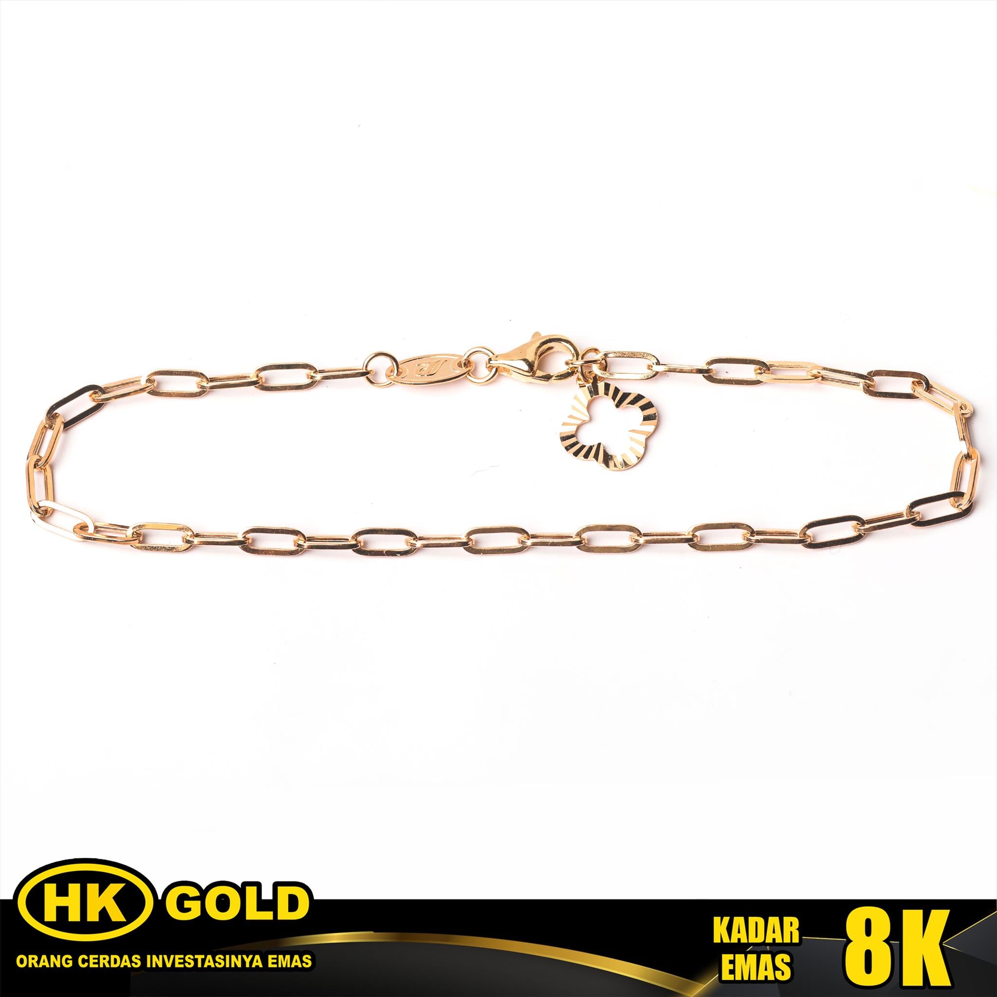 Gelang Emas 8K Bracelet Wanita Type 2459 HK GOLD
