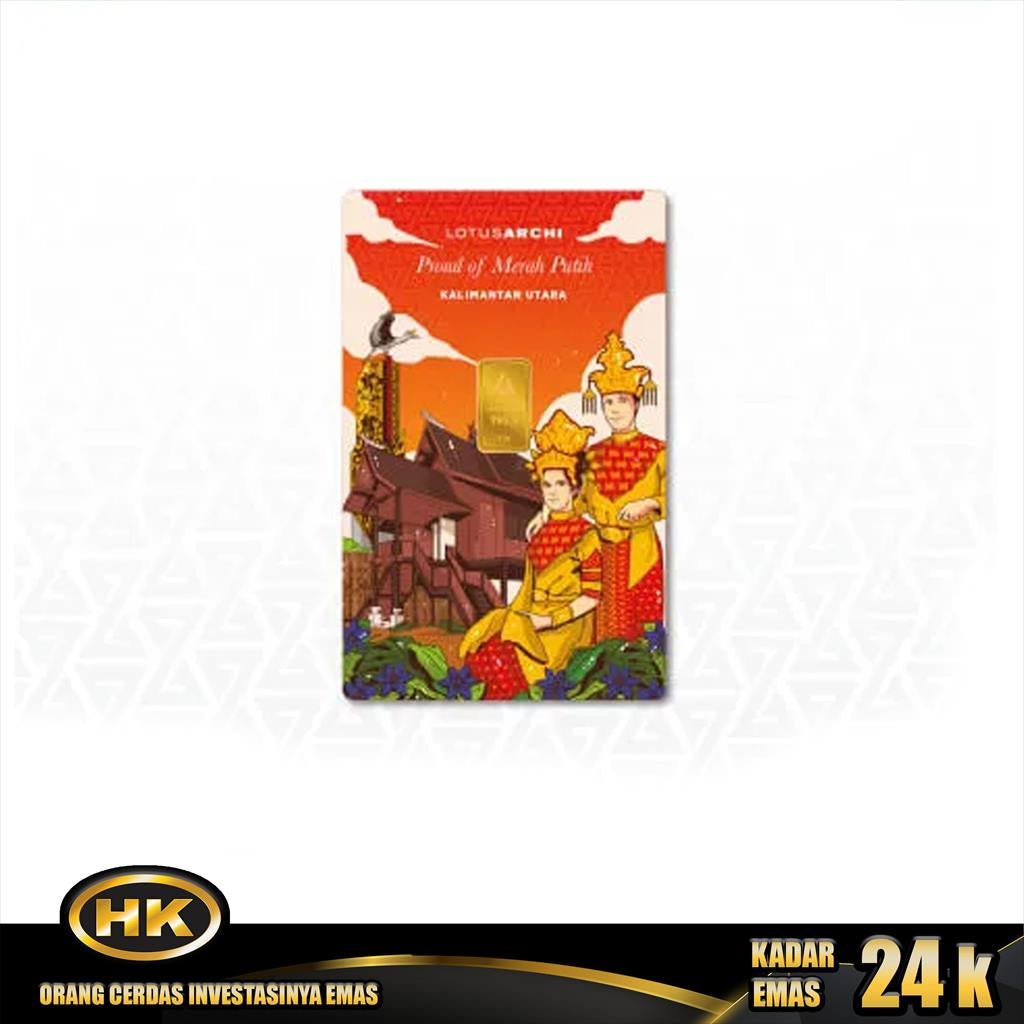HK Mustika Gold - Logam Mulia  24K - 2 LOTUS ARCHI PROVINSI