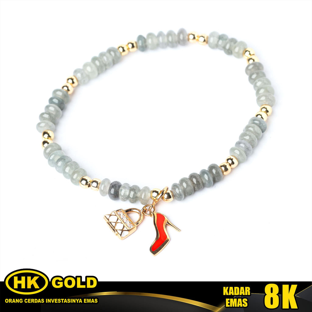Gelang Emas 8K Bracelet Wanita Type 2486 HK GOLD
