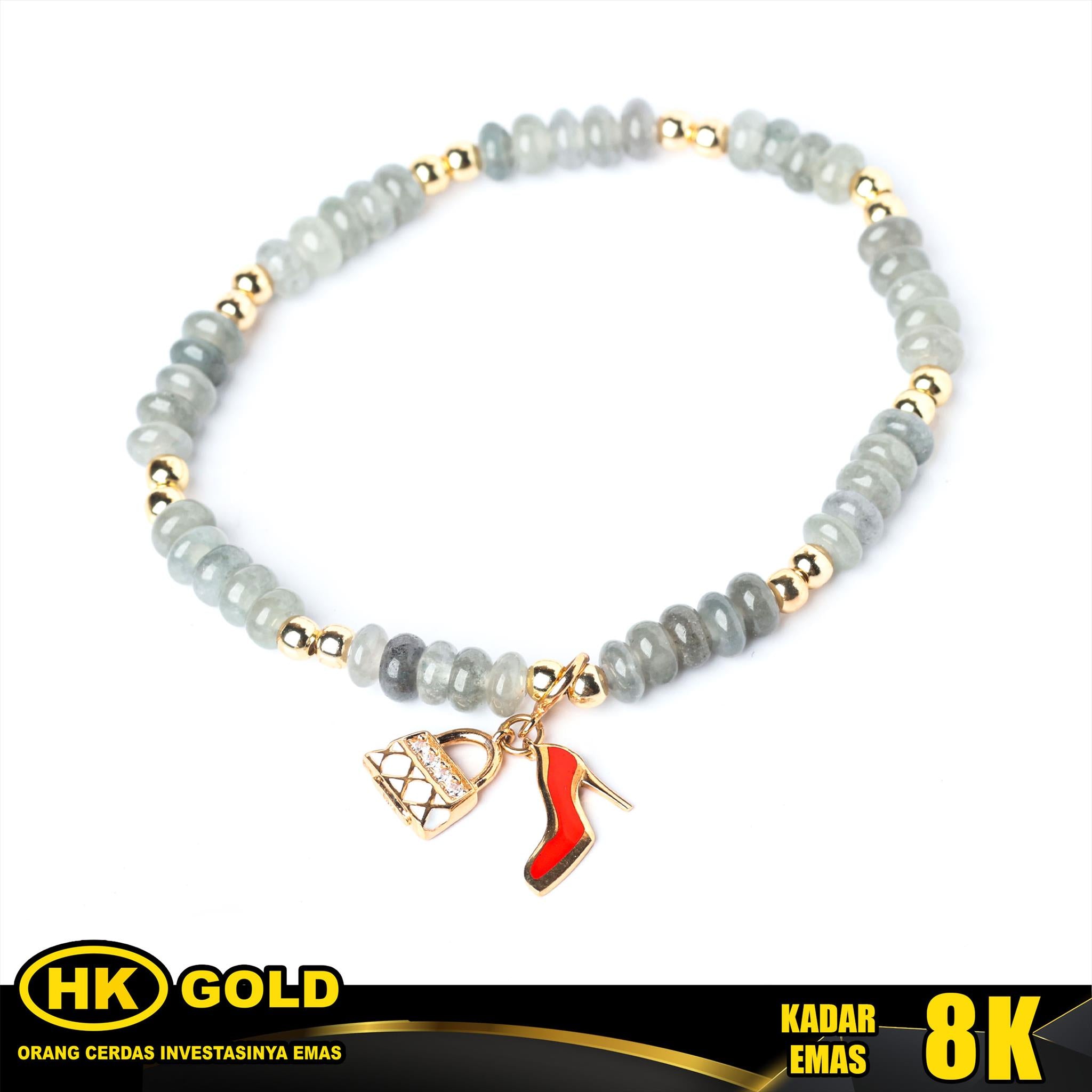 Gelang Emas 8K Bracelet Wanita Type 2486 HK GOLD