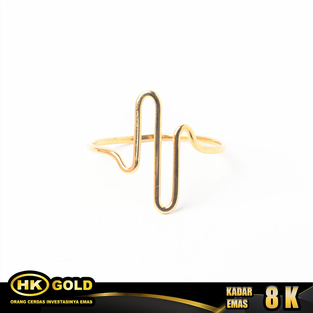 Cincin Emas 8K Type KAI Alira Loop HK GOLD
