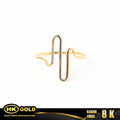 Cincin Emas 8K Type KAI Alira Loop HK GOLD