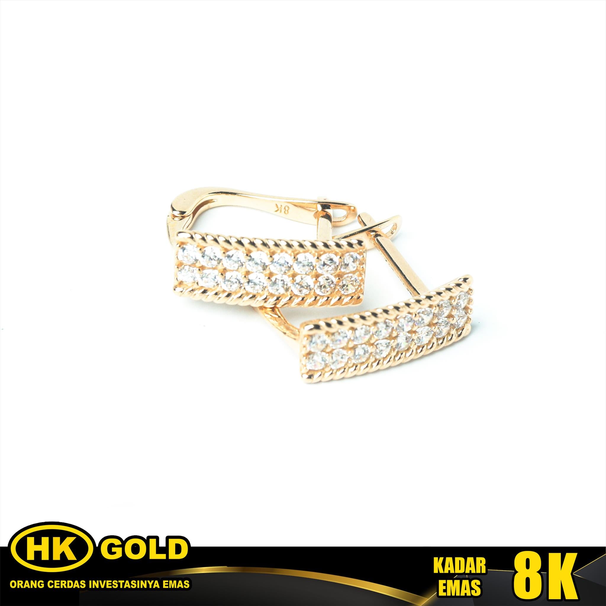 Anting Emas 8K Type 311 HK GOLD