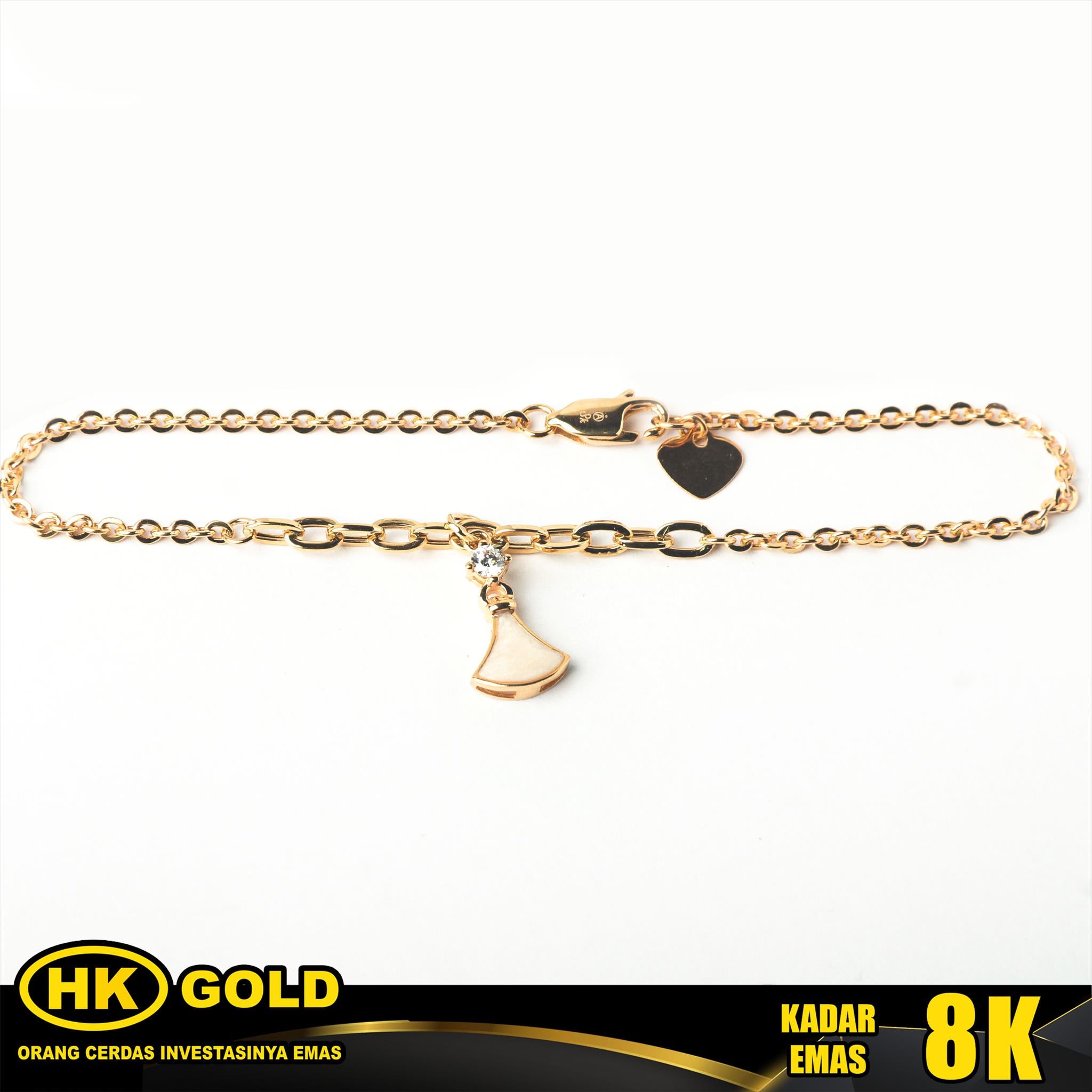 Gelang Emas 8K Bracelet Wanita Type 2260 HK GOLD
