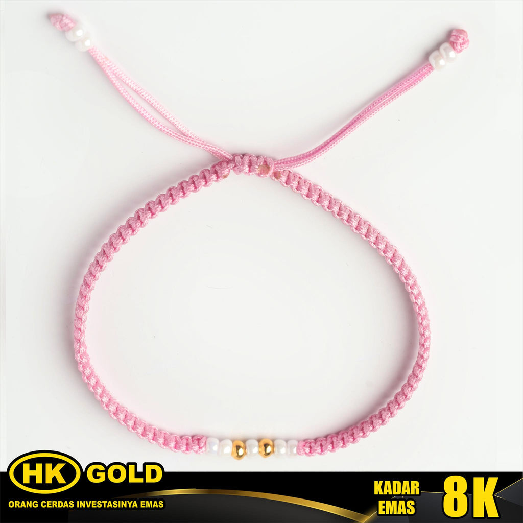Gelang Emas 8K Sabrina Type 2452 HK GOLD