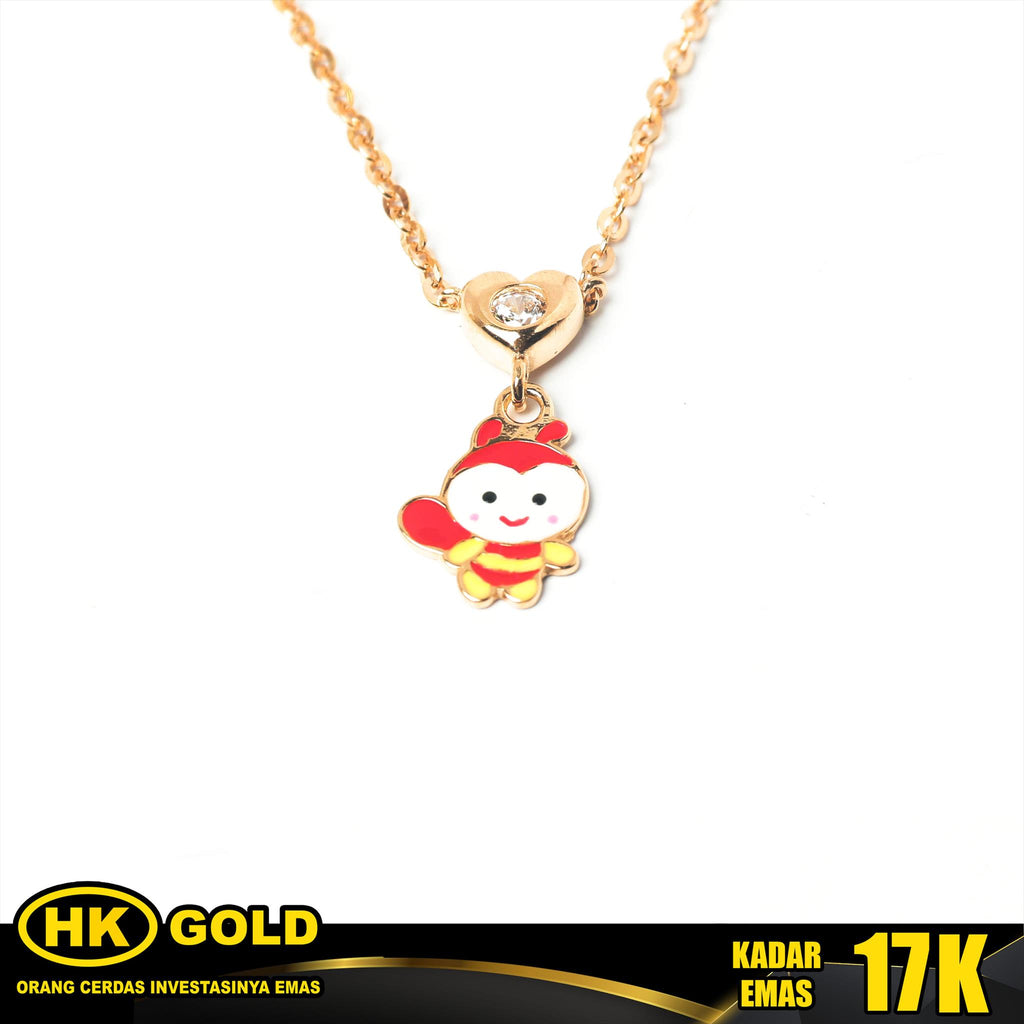 Kalung Emas 17K Type 632 Anak HK GOLD