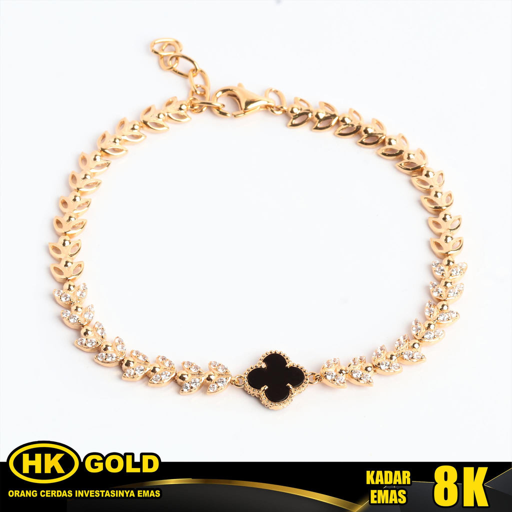 Gelang Emas 8K Bracelet Wanita Type 2748 HK GOLD
