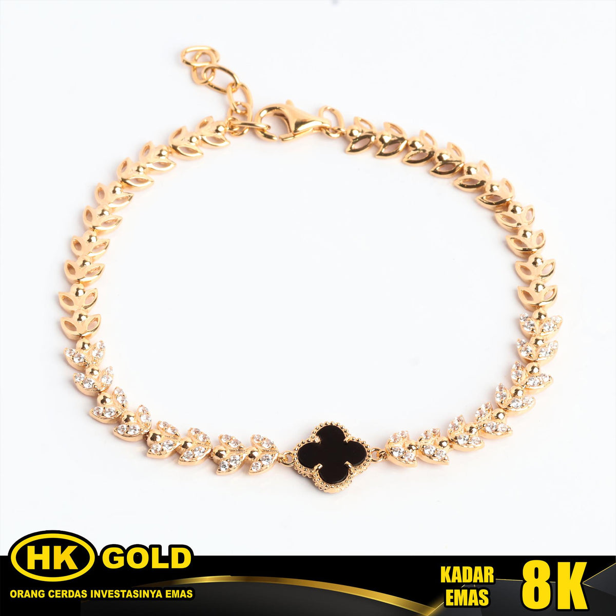 Gelang Emas 8K Bracelet Wanita Type 2748 HK GOLD