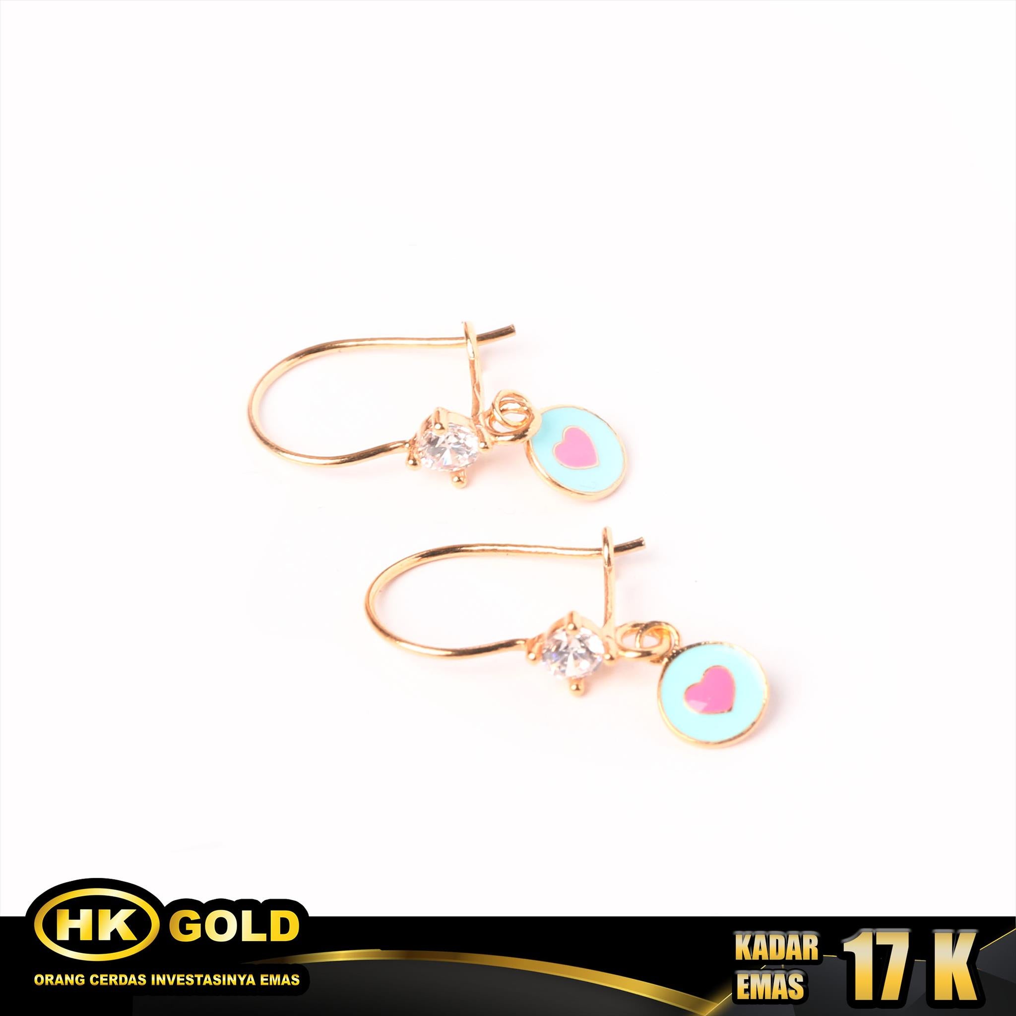 HK MUSTIKA GOLD - ANTING EMAS 17K - TYPE 165 ANAK