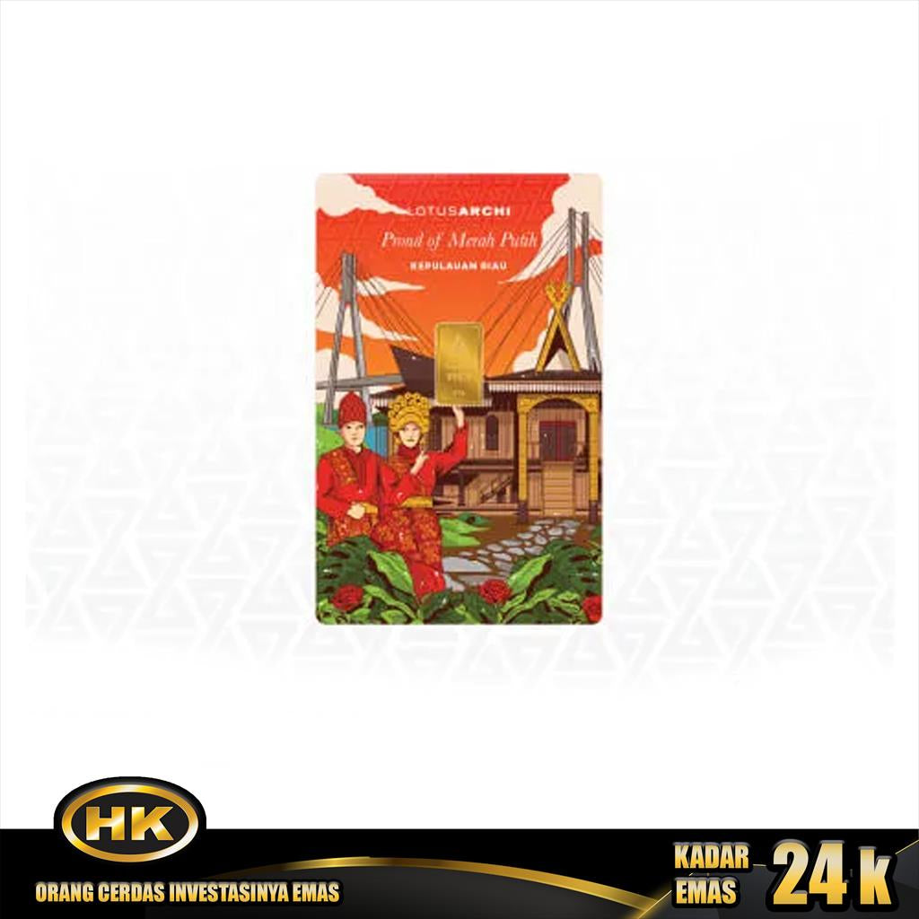 HK Mustika Gold - Logam Mulia  24K - 2 LOTUS ARCHI PROVINSI