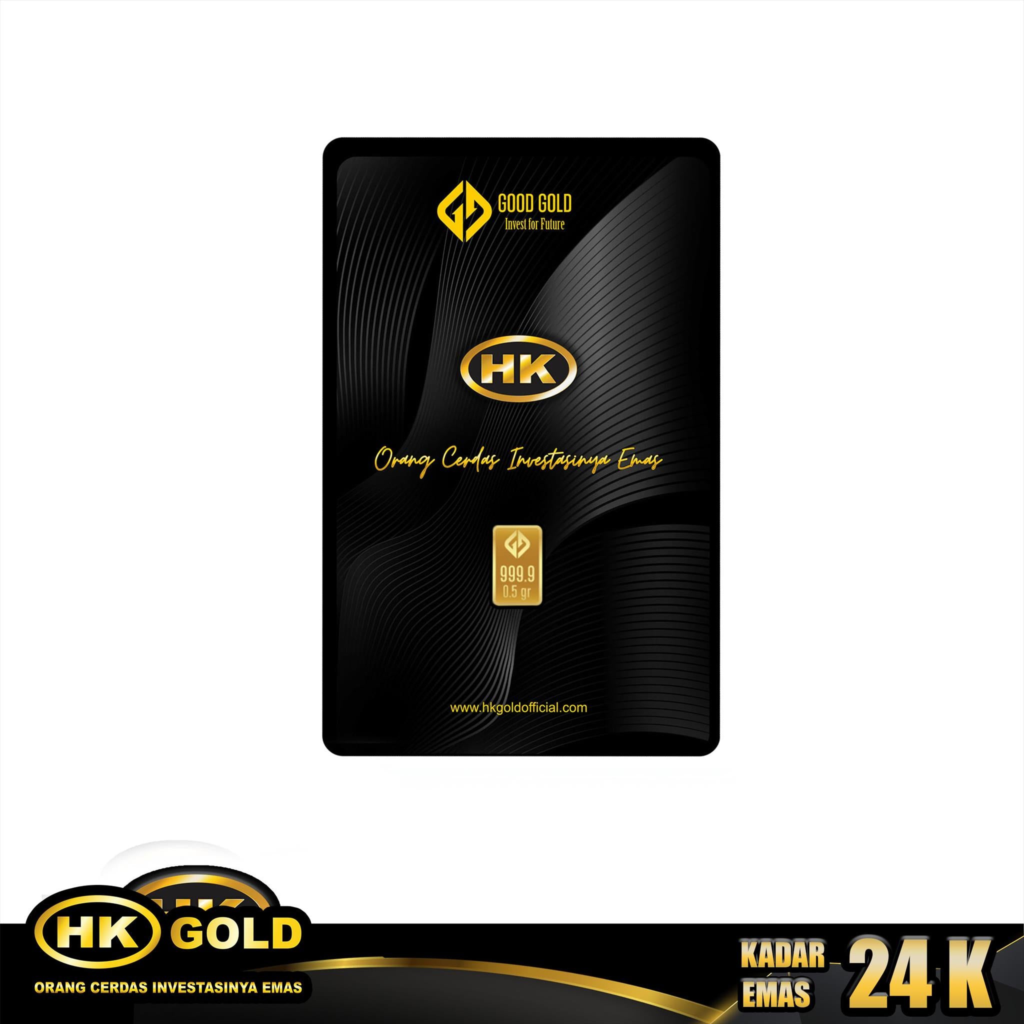Logam Mulia 24K Logam Mulia 0.500 Gram GGI HK GOLD