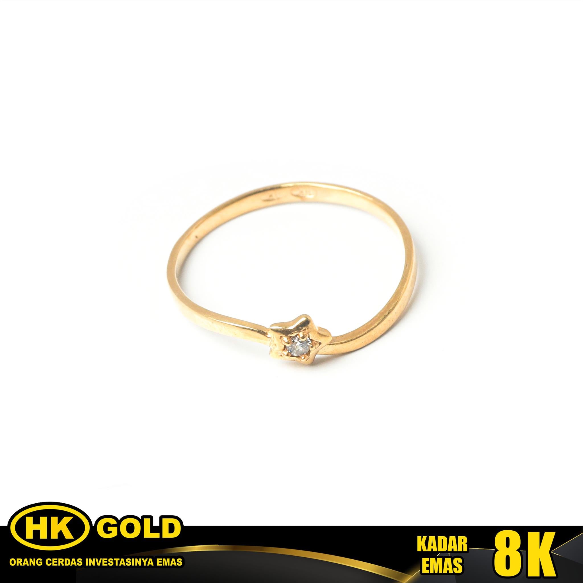 Cincin Emas 8K Type 1616 HK GOLD