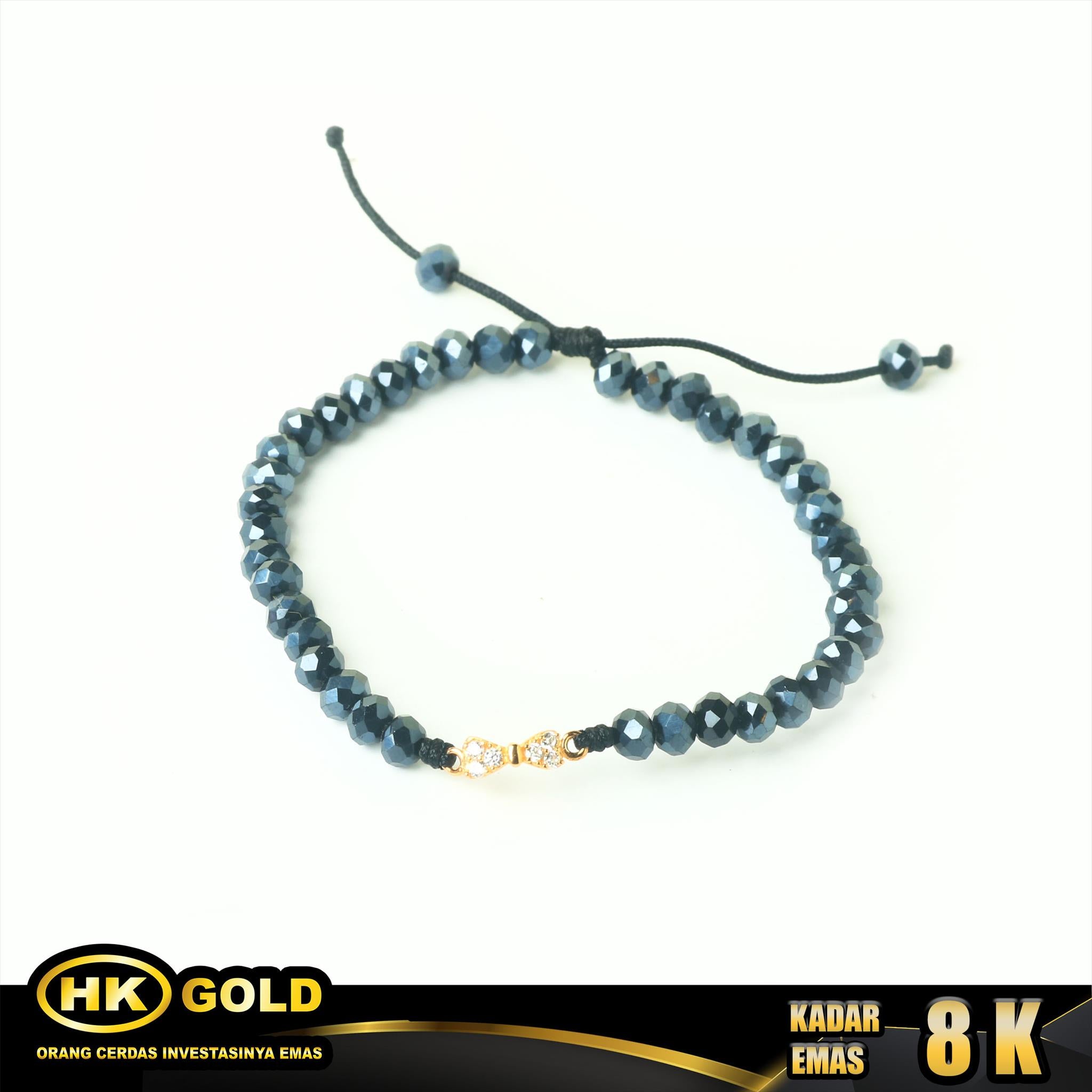 HK MUSTIKA GOLD - GELANG EMAS 8K - Type 1283 GODIVA