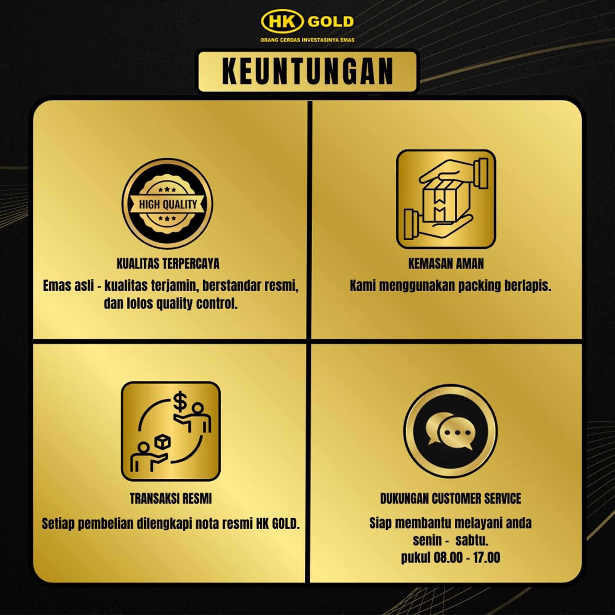 HK MUSTIKA GOLD - KALUNG EMAS
