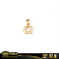 Liontin Emas 17K Type 192 Huruf 2 HK HOLD