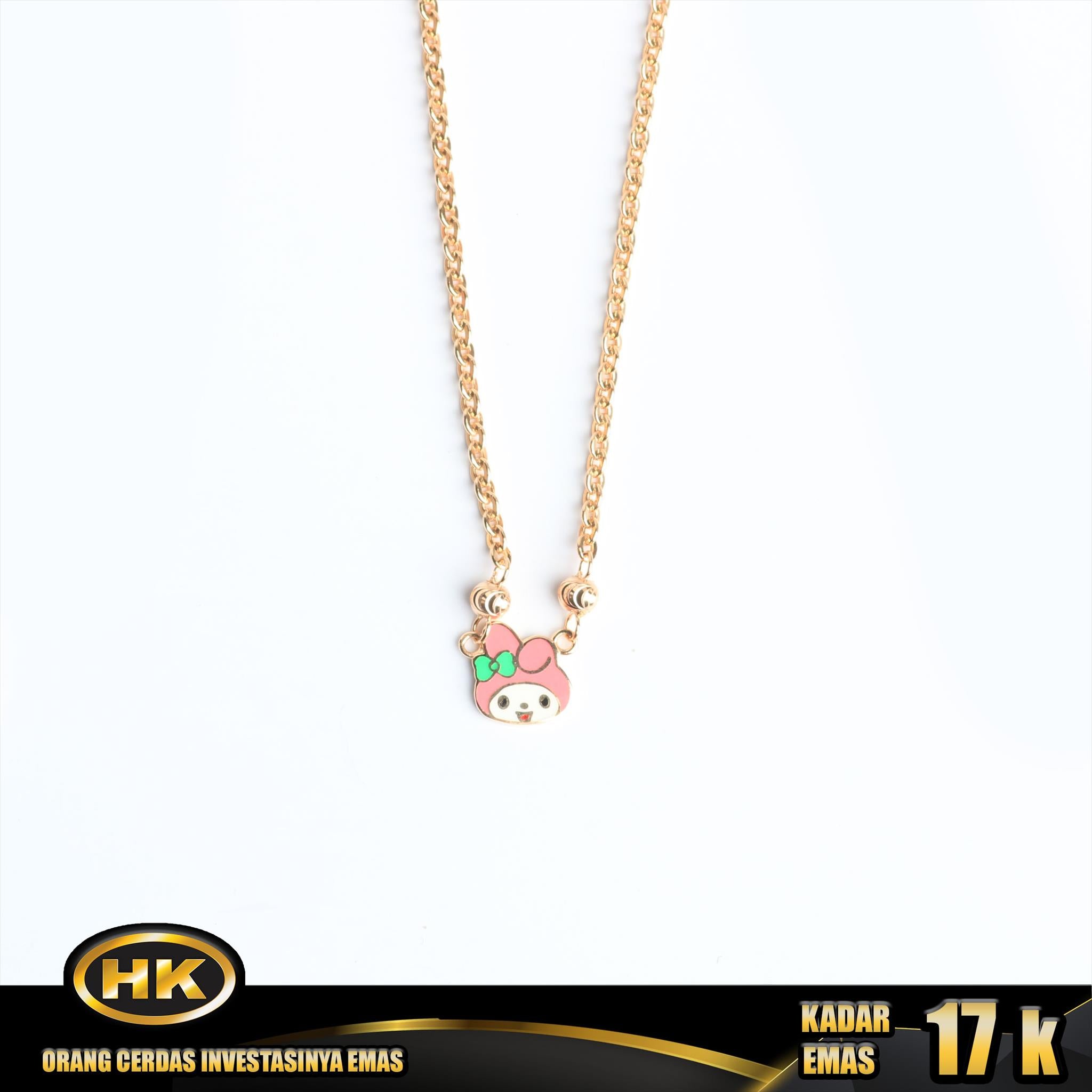 HK MUSTIKA - KALUNG EMAS 17K - Type 530 ANAK