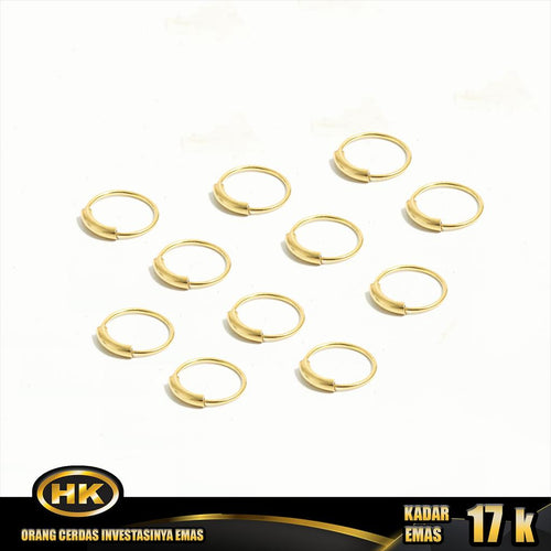 Anting Emas 17K - Tindik 
