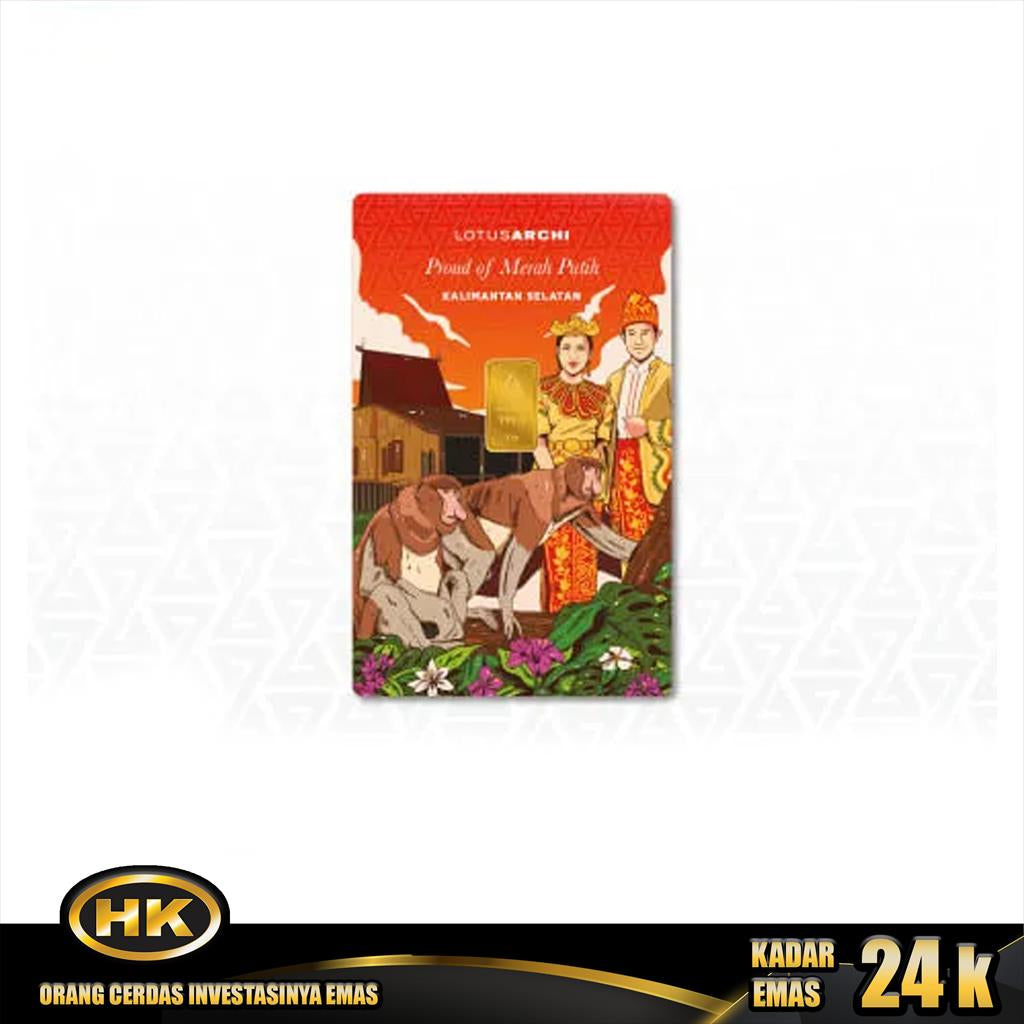 HK Mustika Gold - Logam Mulia  24K - 2 LOTUS ARCHI PROVINSI