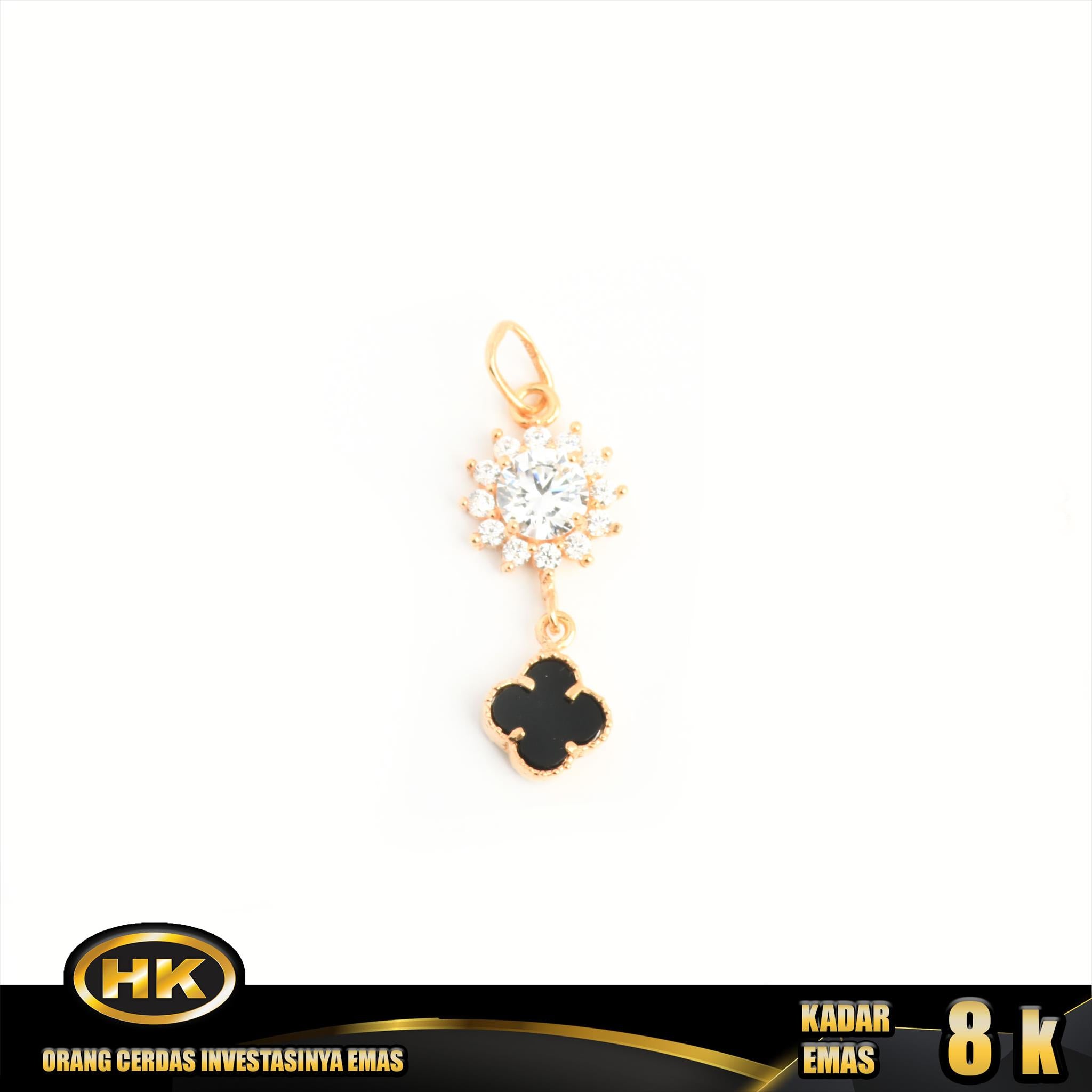 HK MUSTIKA - LIONTIN EMAS 8K - Type 196