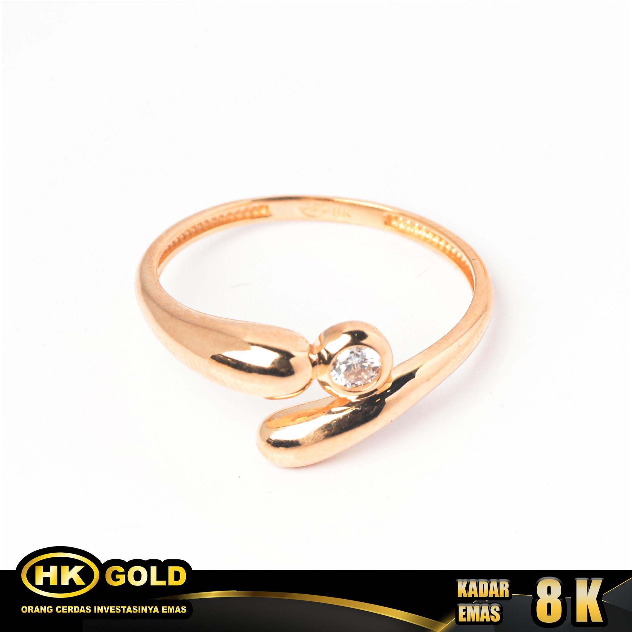 Cincin Emas 8K Type 1496 HK GOLD
