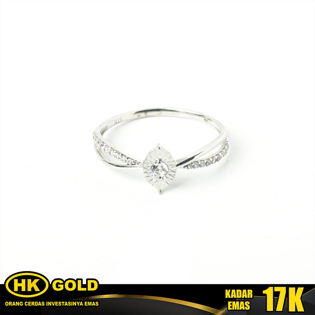 Cincin Emas 17K Type 932 HK GOLD